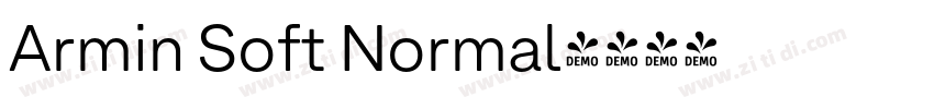 Armin Soft Normal字体转换